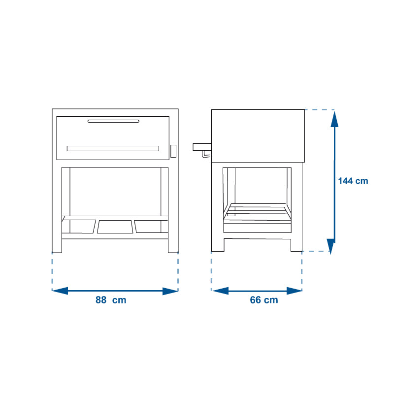 HORNO CORIAT PIZZINO-1 PETIT A.INOX. PREMIUM