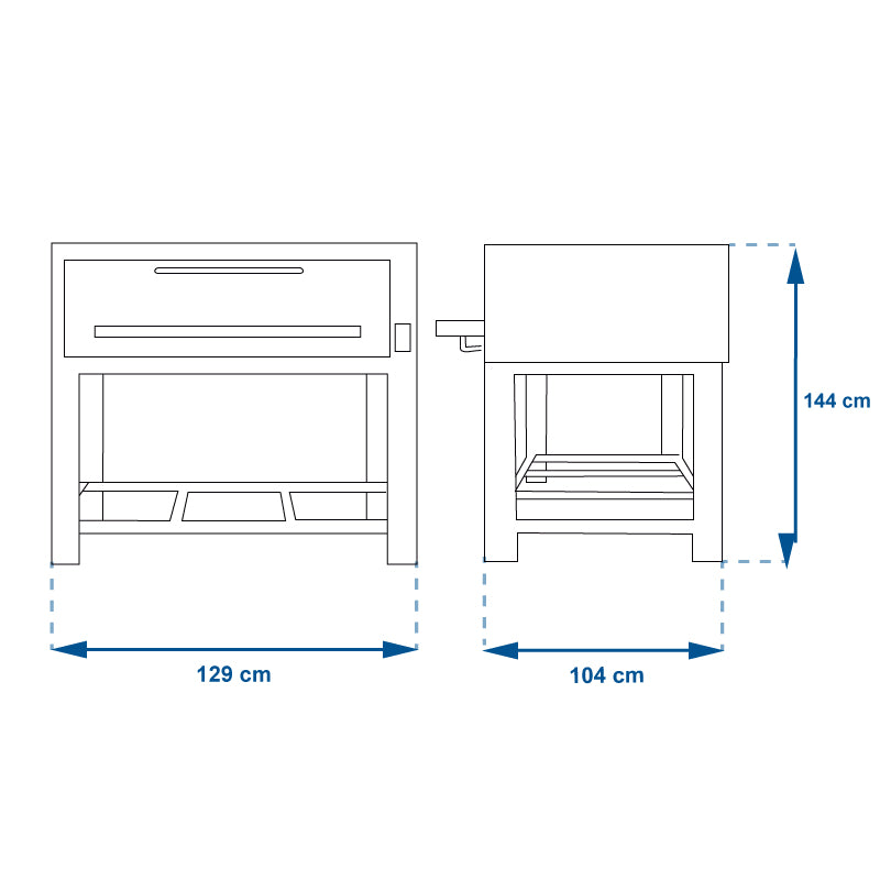 HORNO CORIAT PIZZA-4 GAS MASTER PREMIUM