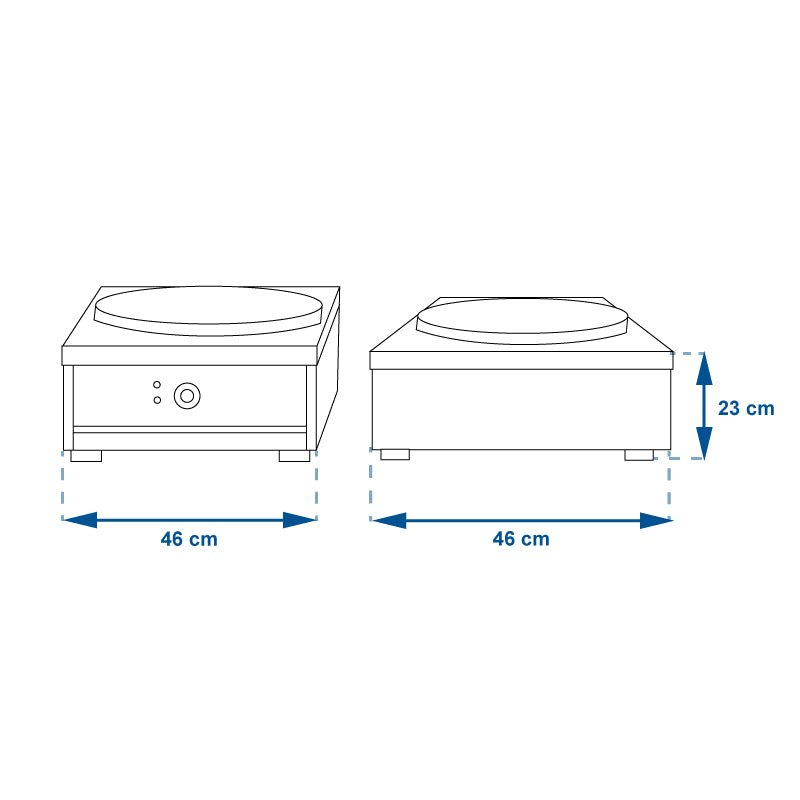 CREPERA ELECTRICA DOBLE MIGSA