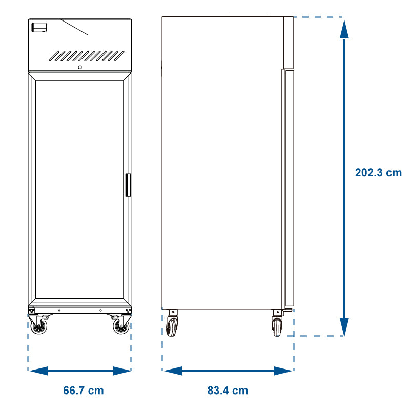 CONGELADOR VERTICAL TORREY FG-600 20