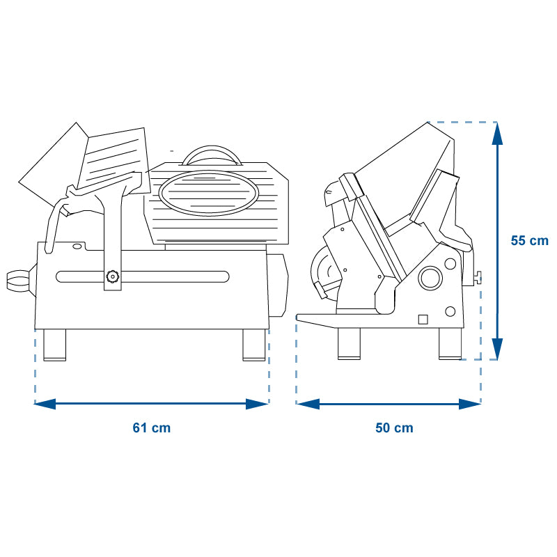 REBANADORA R-300 1/3 HP MONOFASICO