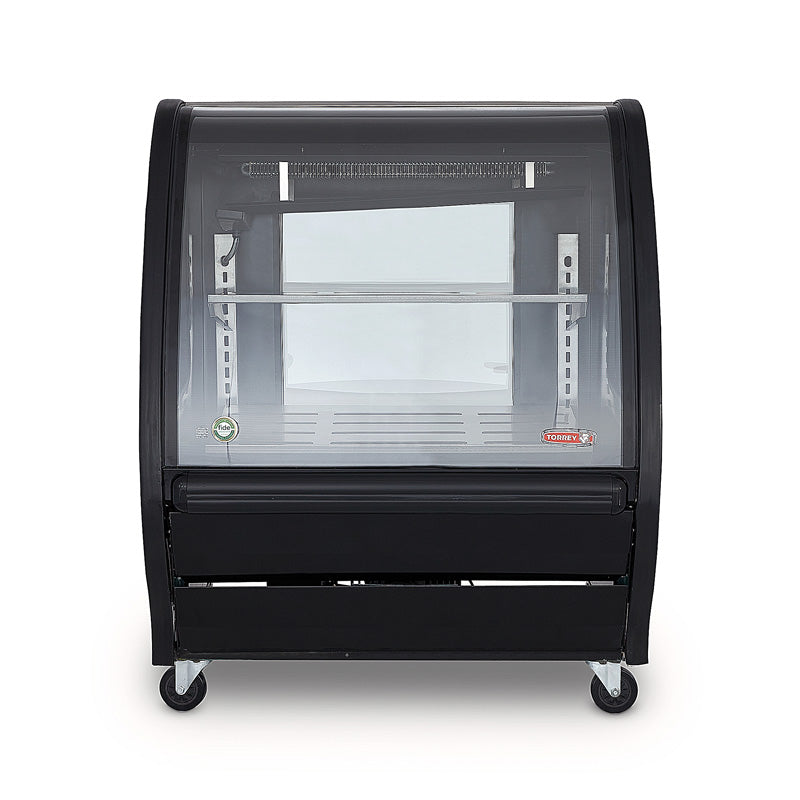 VITRINA CREMERA TEM-100 NEGRA