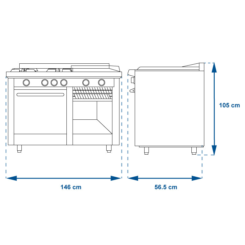ESTUFA CORIAT EC-3-H-GRILL PETIT PREMIUM