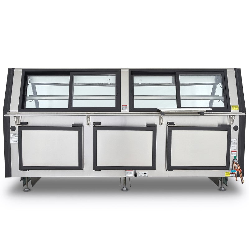 VITRINA CARNICERA TORREY TEC-250 CABECERAS ACERO INOXIDABLE