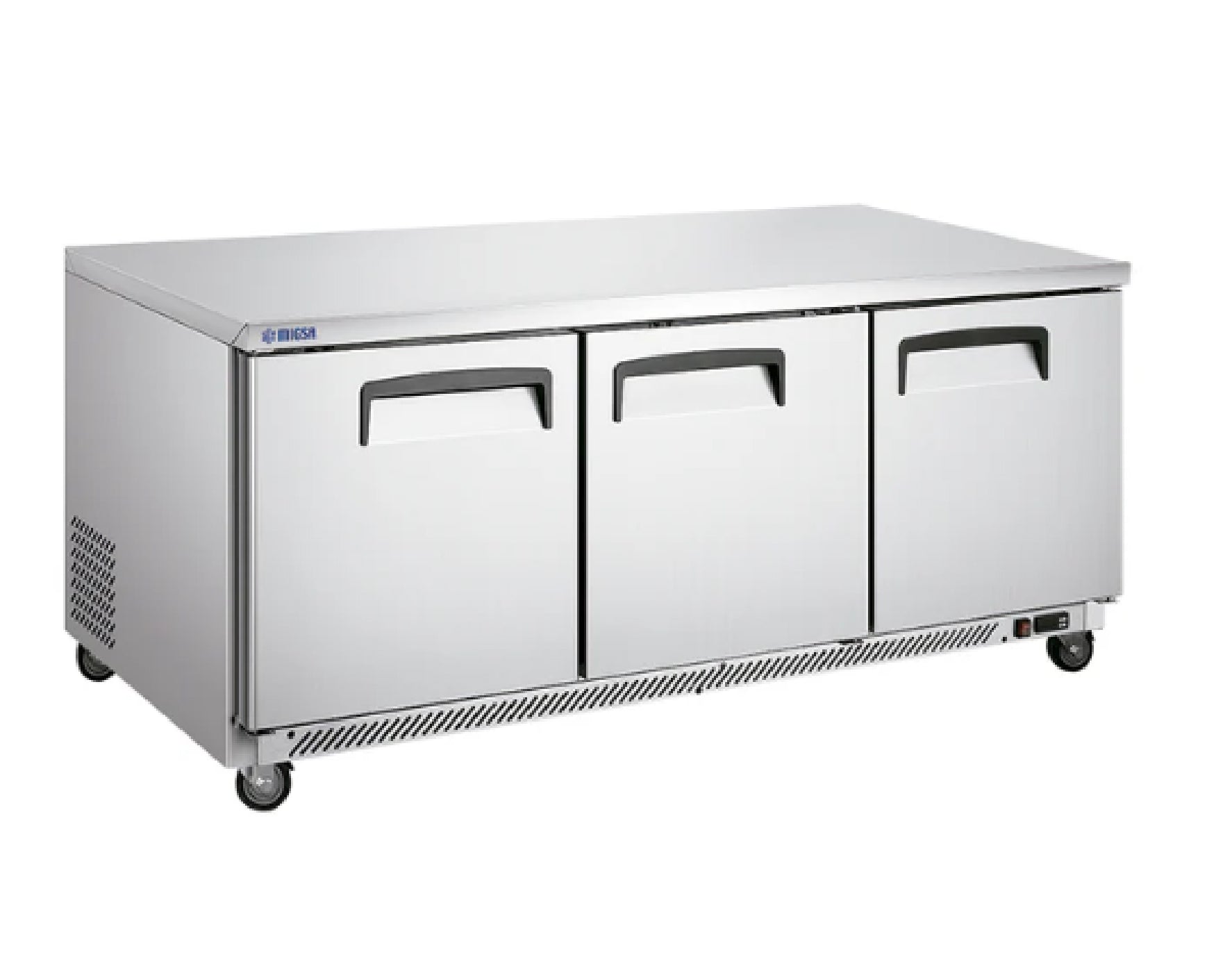 MESA FRIA REFRIGERADA DE 3 PUERTAS DE 530 LITROS MIGSA UC-72C-3