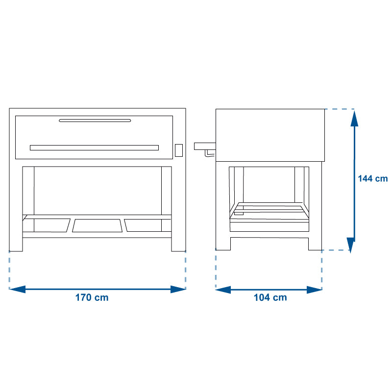 HORNO CORIAT PIZZA-6 GAS MASTER PREMIUM