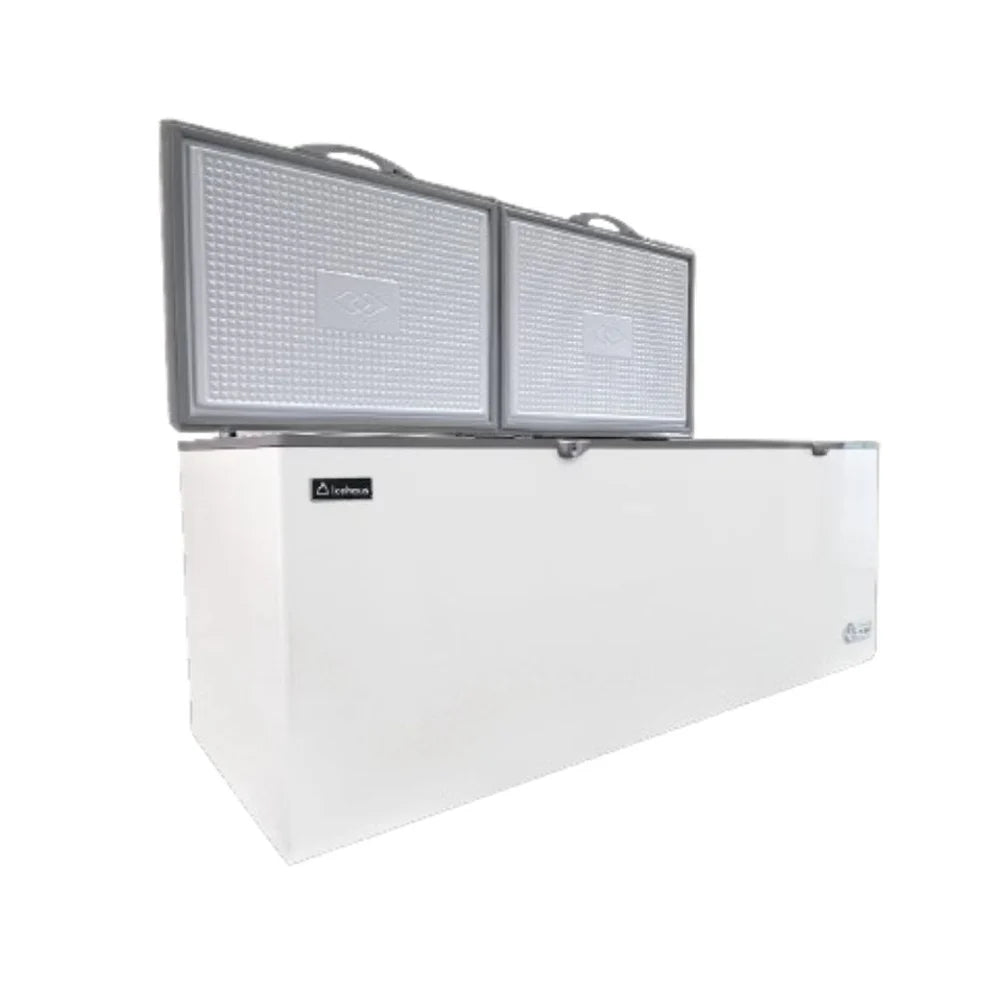 CONGELADOR TAPA DE COFRE 24 PIES TAPA ACERO INOX ICEHAUSS CTC-24-SS