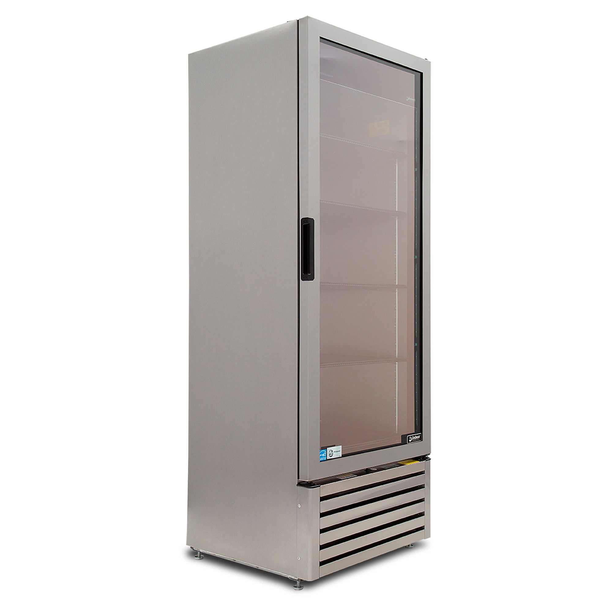 REFRIGERADOR IMBERA G319 ACERO INOX PUERTA CRISTAL