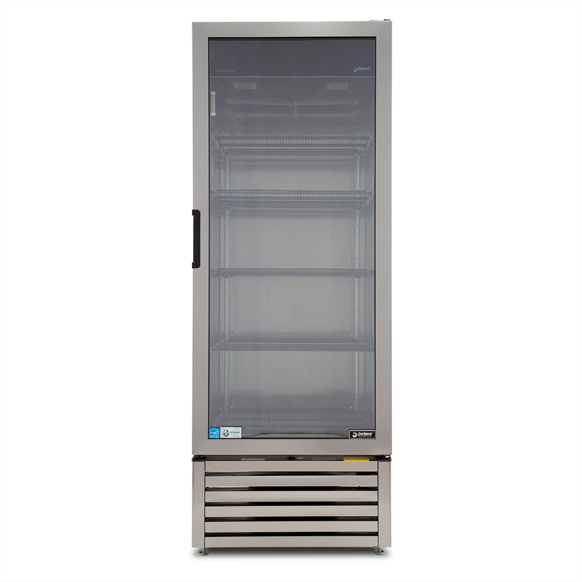 REFRIGERADOR IMBERA G319 ACERO INOX PUERTA CRISTAL