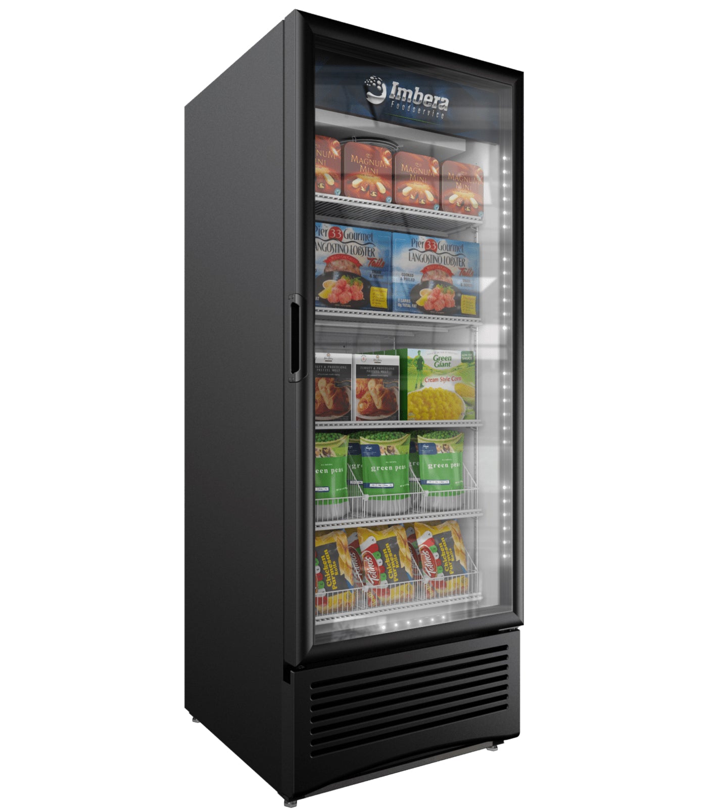 CONGELADOR VERTICAL IMBERA VFS24 NEGRO 24 PIES