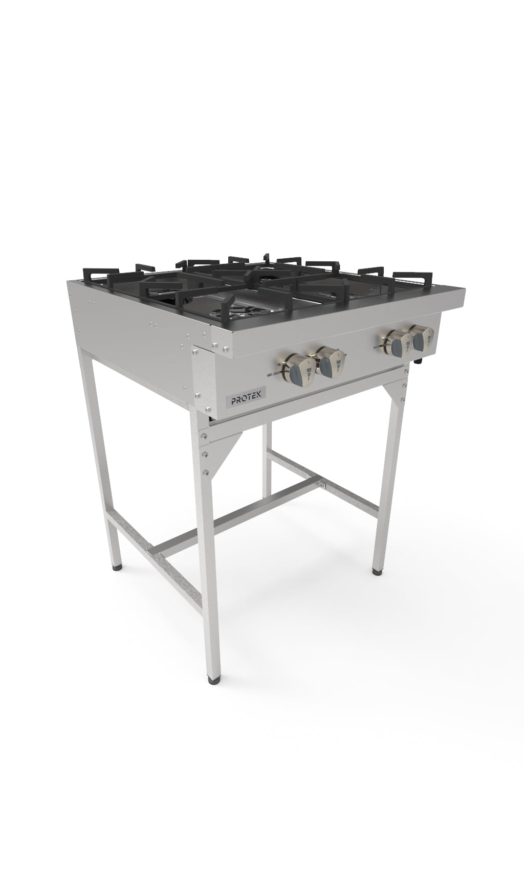 PARRILLA ECO A GAS PROTEK PAP-4QGS 4 QUEMADORES