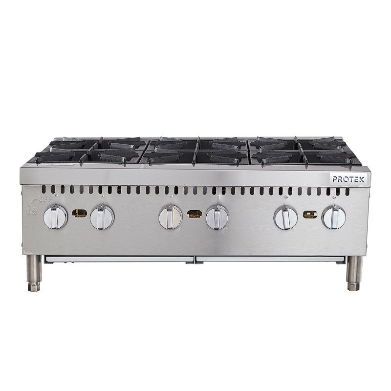 PARRILLA A GAS PROTEK PAP-6QGC 6 QUEMADORES