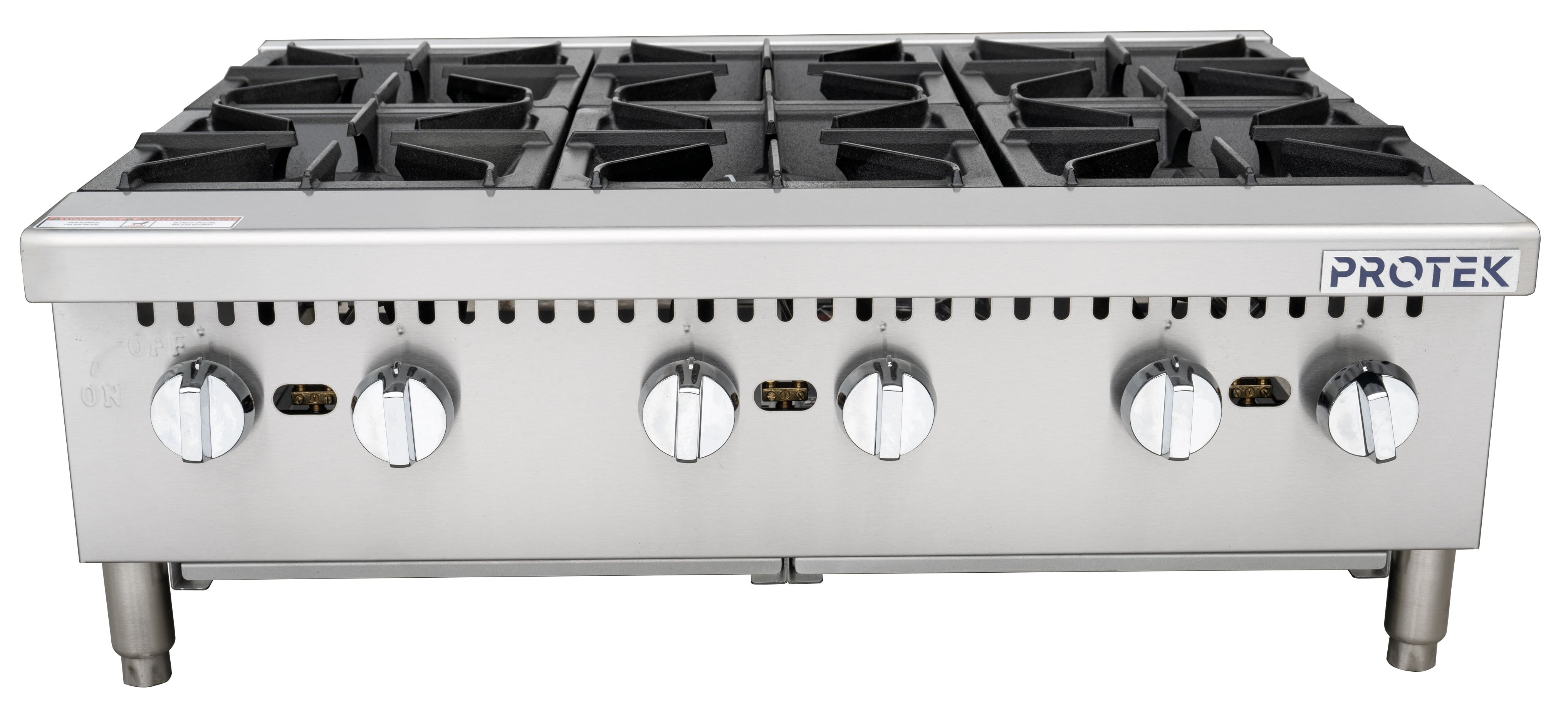 PARRILLA A GAS PROTEK PAP-6QGC 6 QUEMADORES