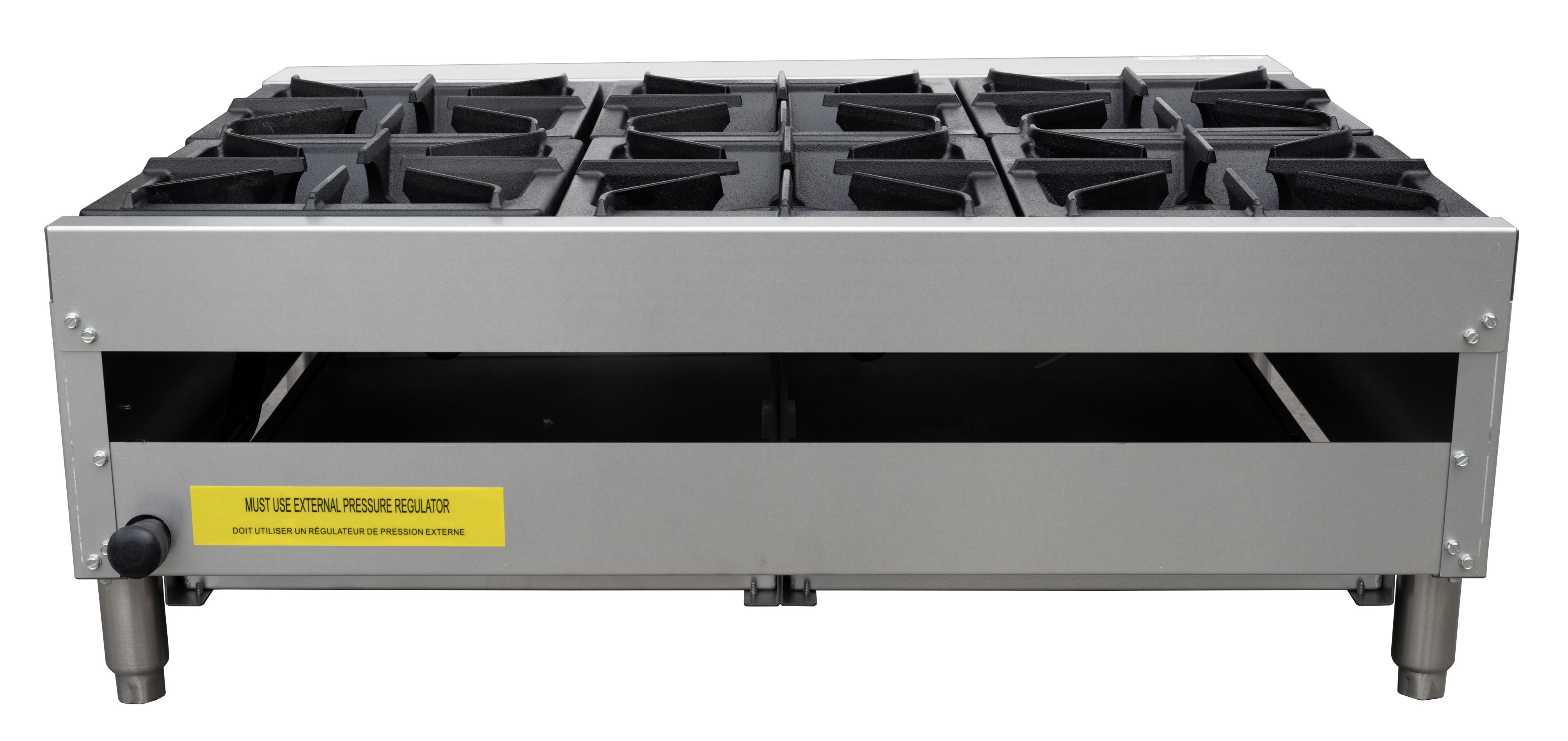 PARRILLA A GAS PROTEK PAP-6QGC 6 QUEMADORES