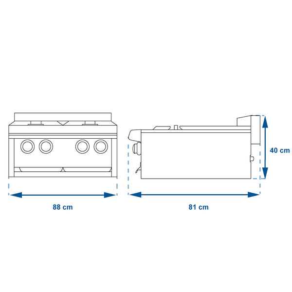 PARRILLA CORIAT PCV-4 HD PREMIUM