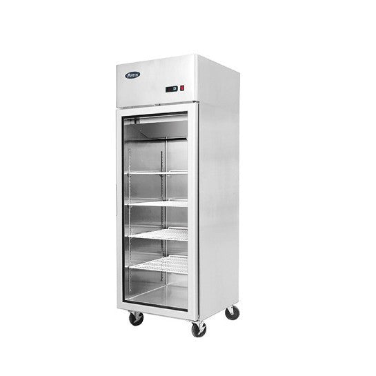 CONGELADOR VERTICAL 1 PUERTA CRISTAL ACERO INOX MCF8601GR ATOSA