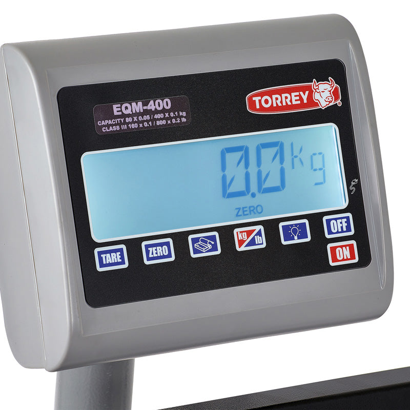 BASCULA DE RECIBO TORREY 400 Kg. EQM400/800