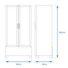 REFRIGERADOR TORREY RV26 TVC26 BLANCO.