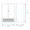 REFRIGERADOR TORREY RV42 TVC42 BLANCO.