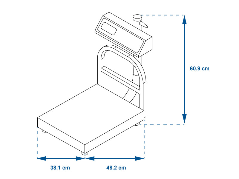 BASCULA CUENTA PIEZAS TORREY 50 Kg. QC50