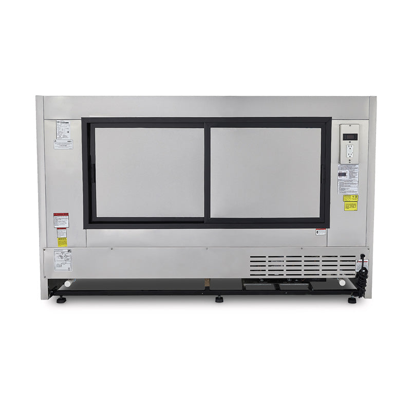 VITRINA CREMERA TORREY DRD6 ACERO INOXIDABLE R290
