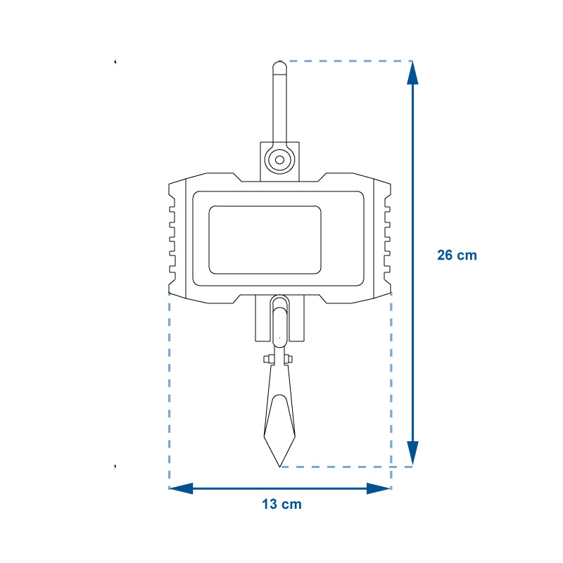 BASCULA COLGANTE TORREY 500 Kg. CRS500
