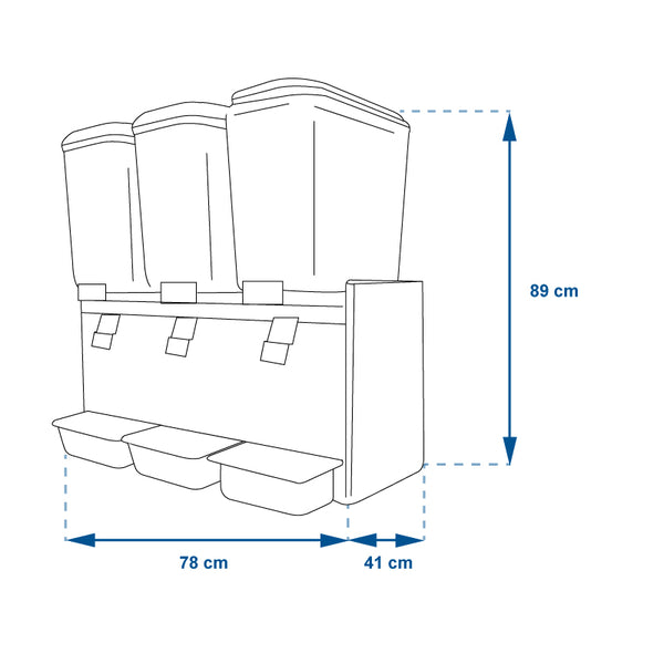 DESPACHADOR DE BEBIDAS POLAR DB-3x18 LTS