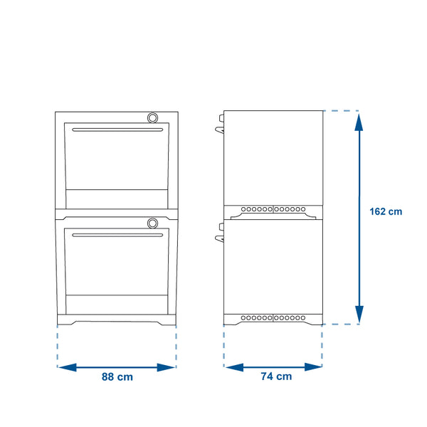 HORNO CORIAT HC-35-D GAS MASTER PREMIUM