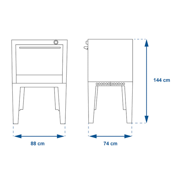 HORNO CORIAT HC-35 GAS MASTER PREMIUM