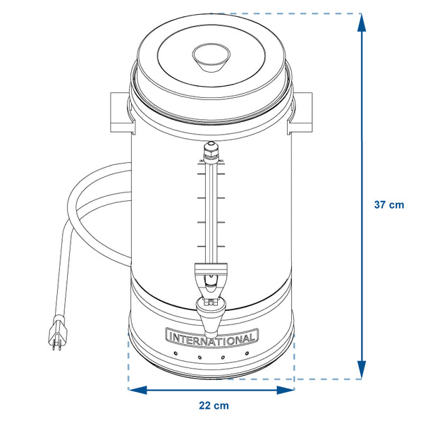 CAFETERA SECRETARIAL PARA 42 TAZAS INTERNATIONAL