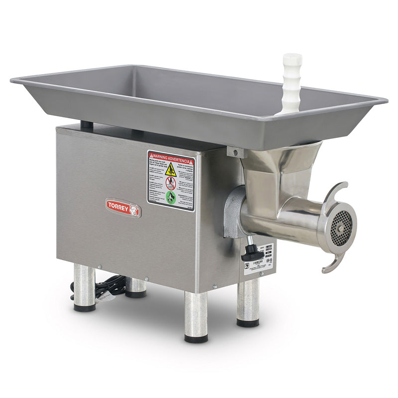 MOLINO PARA CARNE TORREY M22RSS 1 HP ACERO INOXIDABLE