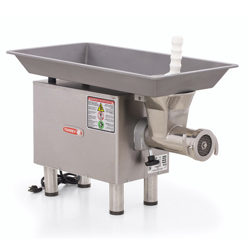 MOLINO PARA CARNE TORREY M22RSS2 2 HP ACERO INOXIDABLE