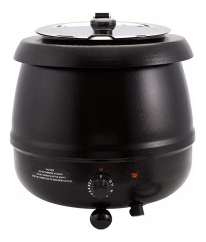 CALENTADOR ELÉCTRICO DE SOPAS NEGRO MIGSA 9 LITROS