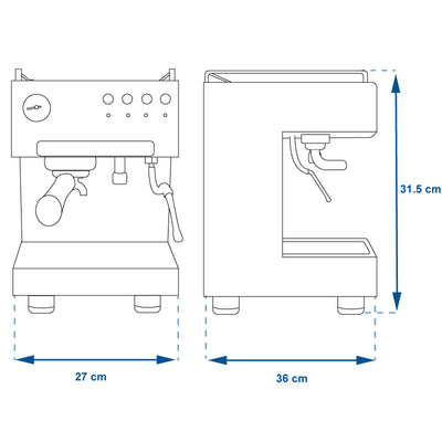 CAFETERA DUO PROFESIONAL NEGRA.