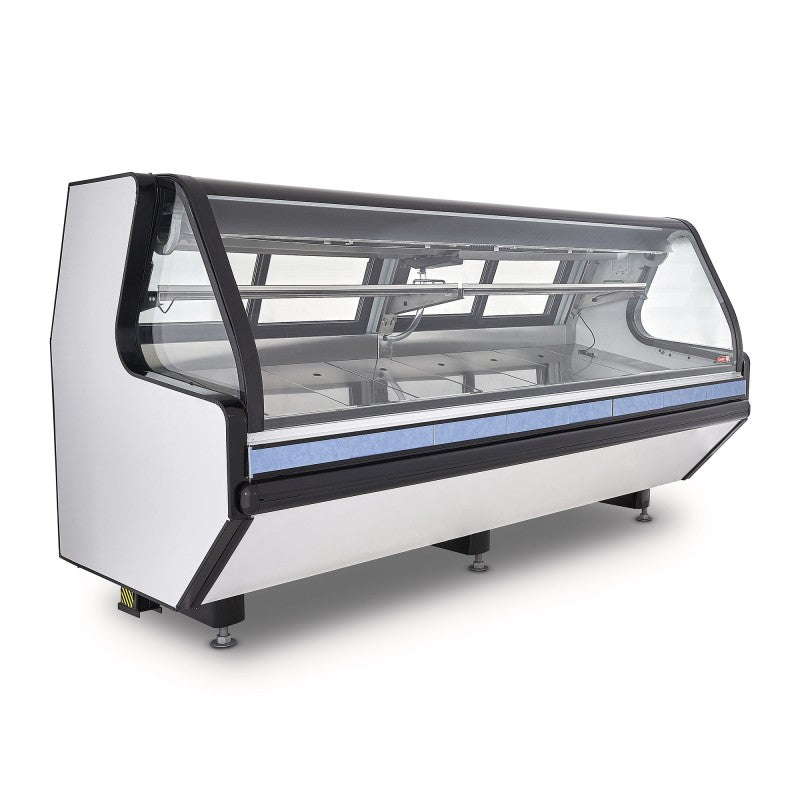 VITRINA CARNICERA TORREY TEC-250 LIFT PISOS Y PARRILLAS ACERO INOX.