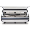 VITRINA CARNICERA TORREY TEC-250 LIFT PISOS Y PARRILLAS ACERO INOX.