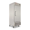 REFRIGERADOR VERTICAL TORREY 1 PUERTA SOLIDA A INOX RVSA23UI