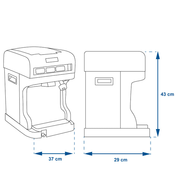 TRITURADOR DE HIELO PARA RASPADOS 50 KGS POR HORA STARMAX MIGSA