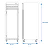 ENFRIADOR TORREY 1 PUERTA ACERO INOXIDABLE VRC24-1DS