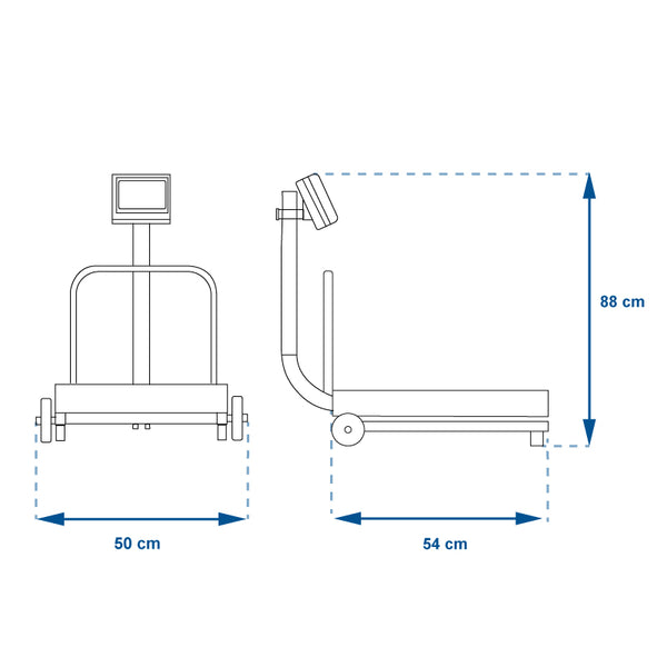BASCULA DE RECIBO TORREY FS-500 ACERO INOXIDABLE