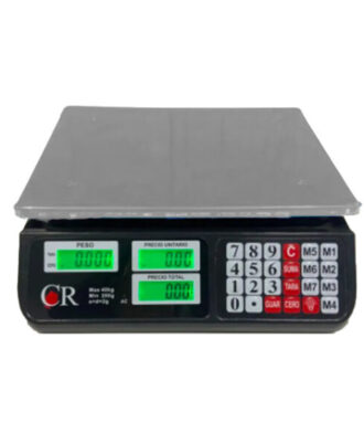 BASCULA COMERCIAL NOVAL 40 KGS CR-40 NEGRA