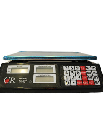 BASCULA COMERCIAL NOVAL 40 KGS CR-40 NEGRA