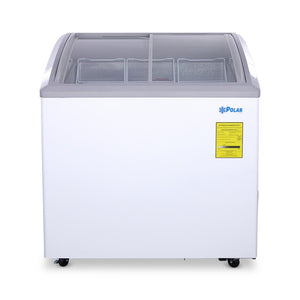 CONGELADOR HORIZONTAL CRISTAL CURVO POLAR CH-200CR
