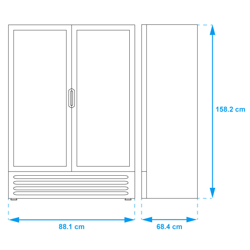 REFRIGERADOR IMBERA VR19 2 PUERTAS BLANCO