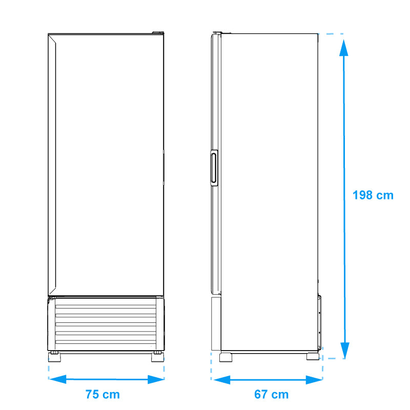 REFRIGERADOR IMBERA G319 ACERO INOX PUERTA SOLIDA
