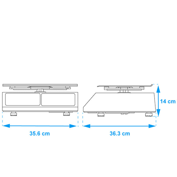 BASCULA MULTIFUNCIONAL PROTEK BPK-40 KGS PLUS