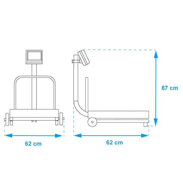 BASCULA DE RECIBO PROTEK BPK-500 KGS