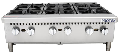 PARRILLA A GAS PROTEK PAP-6QGC 6 QUEMADORES