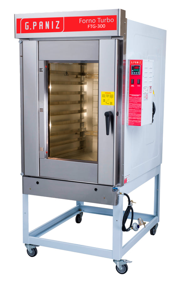 HORNO TURBO A GAS GPANIZ FTG300 10 CHAROLAS