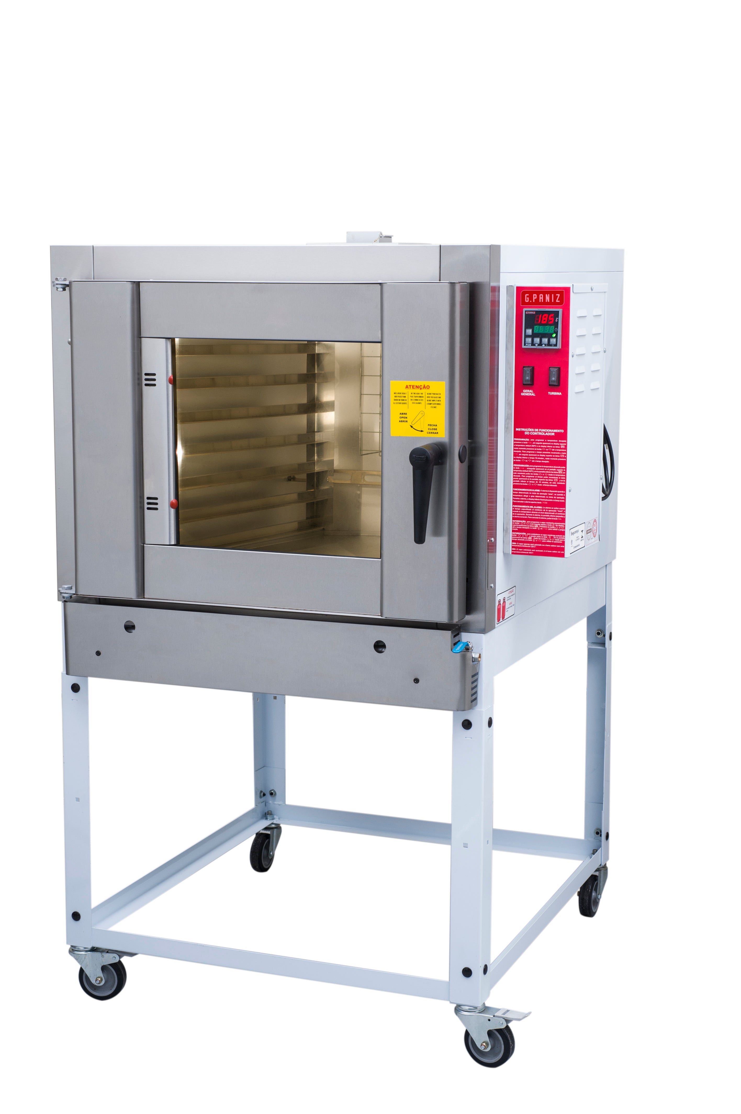 HORNO TURBO GAS GPANIZ FTG150 5 CHAROLAS